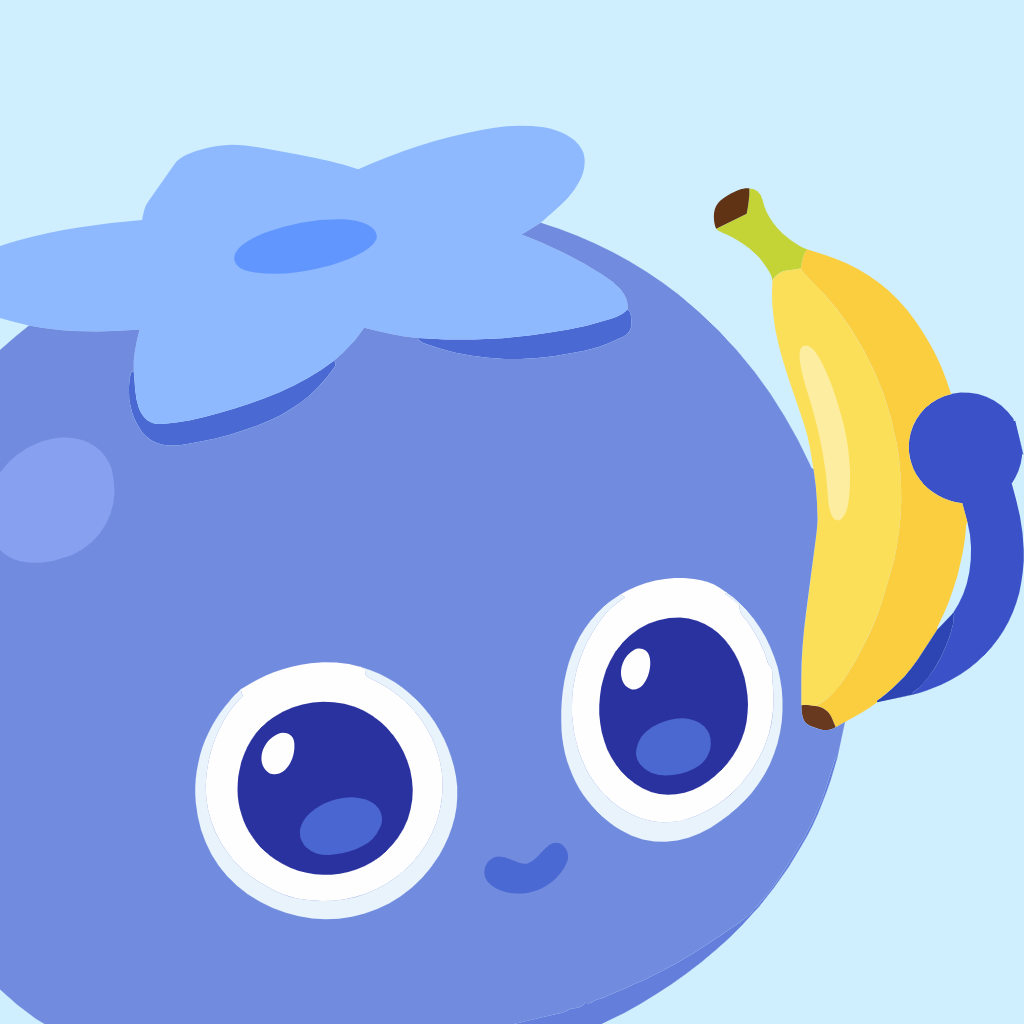 Berry holding a banana